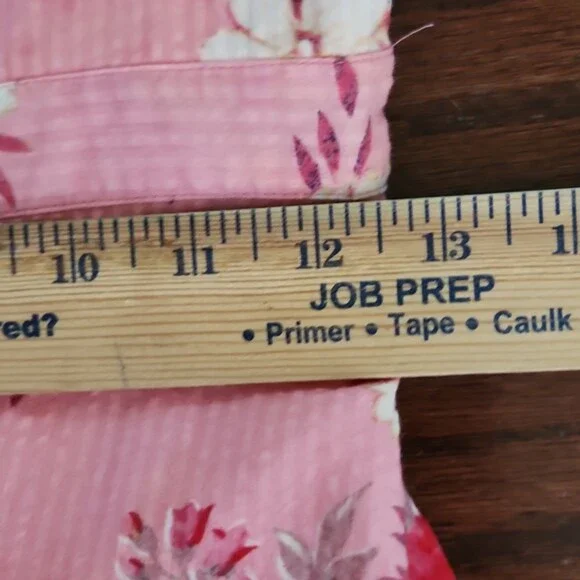 LoveShackFancy Salma Puff-Sleeve Cotton Maxi Dress, Pink, Size 0 - Picture 12 of 12